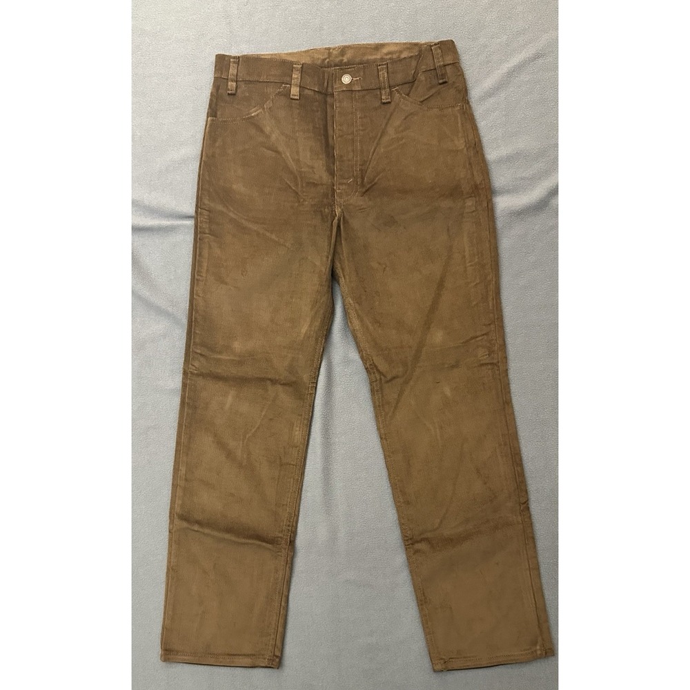 VTG Deadstock Levi's 519 Corduroy Pants 34x30 Brown Straight Leg USA